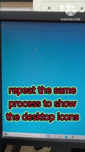 How to hide and show the desktop icons//clean desktop//show desktop icons//#windows #desktopicons