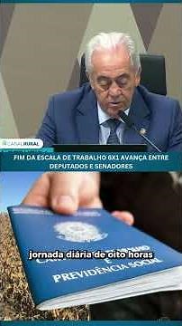 Fim da escala de trabalho 6x1 avança entre deputados e senadores
