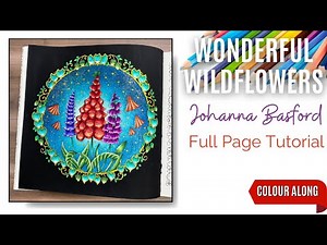 Colour Along | Wonderful Wildflowers by Johanna Basford