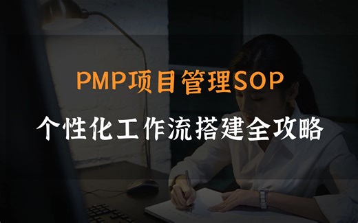 PMP项目管理SOP：个性化工作流搭建全攻略