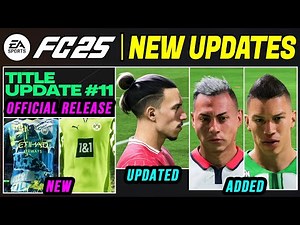 EA FC 25 NEWS | NEW Title Update #11 - Added Real Faces, Career Mode Fixes & More ✅
