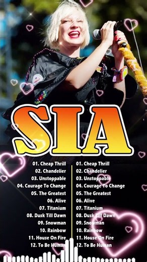 SIA Greatest Hits 2026 | Best Songs Full Album ❤️ SIA Full Hits Collection & Top Songs Playlist