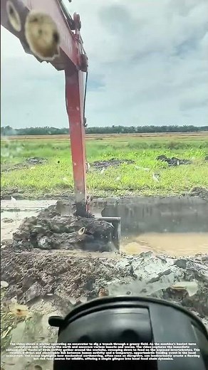 Nature's Lunch: How Digging a Ditch Summons a Bird Buffet