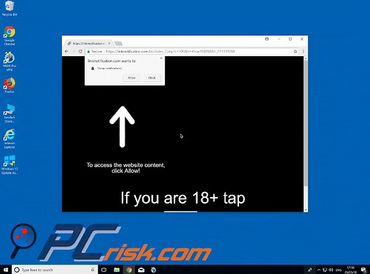 Allow Website Notifications POP-UP Scam