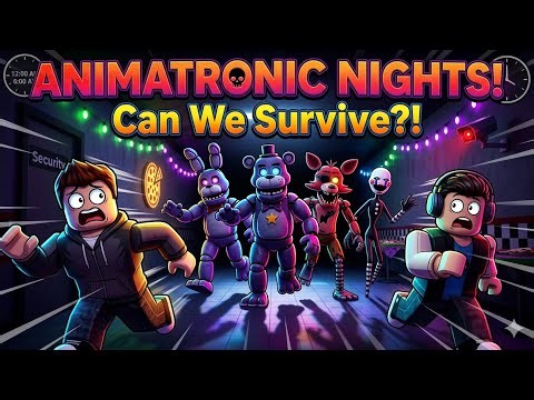 Roblox Animatronic Nights with Wyatt! Survive the FNAF-Style Animatronics 😱
