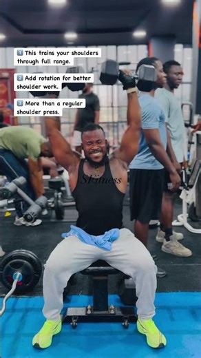 Dumbbell Arnold Press 🔥 Full Shoulder Builder