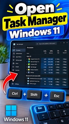 How To Open Task Manager in Windows 11 ( 2026 )