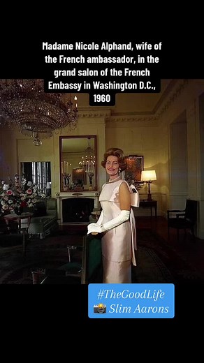 Madame Nicole Alphand - French Ambassador's Wife in 1960