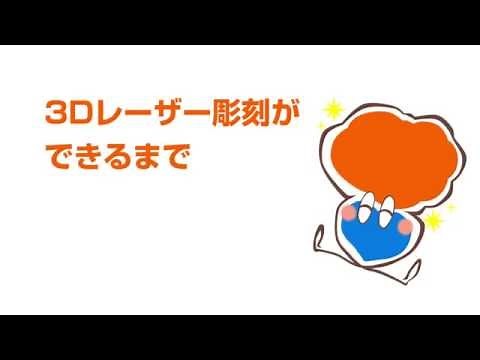 3Dレーザー彫刻ができるまで