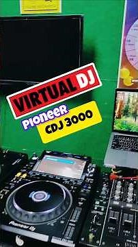Virtual DJ Software with Pioneer CDJ 3000 Setup #virtualdj #pioneerdj #cdj3000 #test