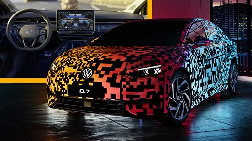 2024 VW ID.7 Electric Sedan Comes To CES With Up To 435-Mile Range | Carscoops