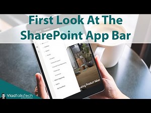 First Look At The SharePoint App Bar
