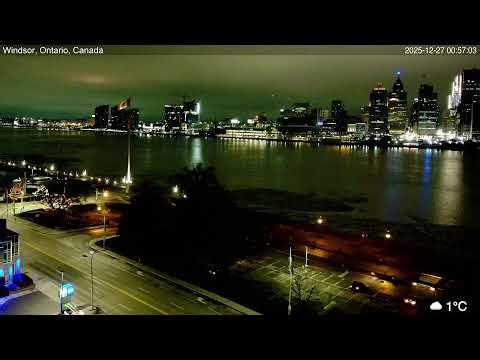 2025-12-26 Morning Segment - Detroit River Live Cam from Windsor, Ontario, Canada