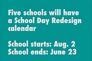 ICYMI: Our five School Day Redesign Calendar campuses started TODAY! Maple Lawn ES | H.I. Holland ES at Lisbon | Edna Rowe ES | Thomas J. Rusk MS | Boude Storey MS Dallas ISD has three calendars this school year: School Day Redesign, Intersession, and a Base Calendar. Start dates are Aug. 2, Aug. 9 and Aug. 16. Check your school’s start date at: www.dallasisd.org/schoolcalendars. | Dallas ISD