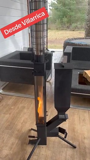 Estufa de Pellet para Terraza - Review y Demostración