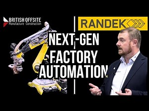 Fully Automated PREFAB Home Building Factory using RANDEK Robots