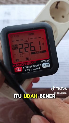 Habotest HT97D Socket Tester for Electrical Safety