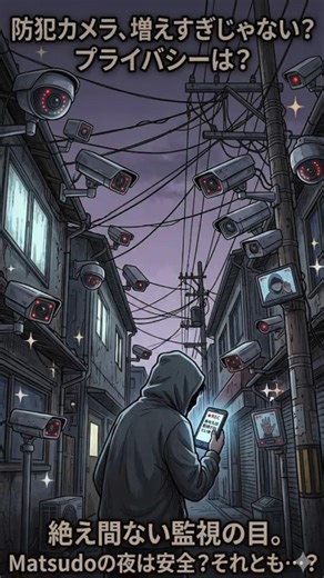 【松戸市】家の中まで監視される!? 防犯カメラ「1000台設置」の真相を解説！ #Shorts