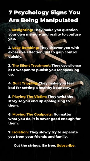 7 Psychology Signs You Are Being Manipulated