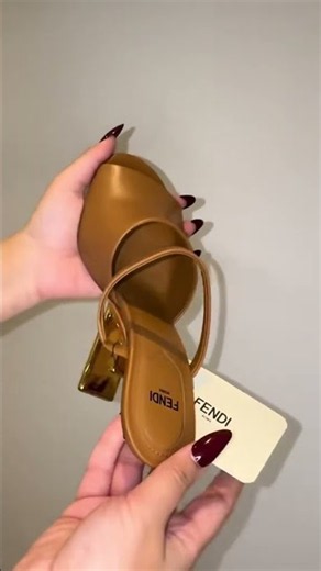These leather heels from fendi are gorgeous!!