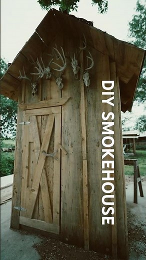 Building a SMOKEHOUSE from Scratch! #homesteading #smokehouse #selfreliance