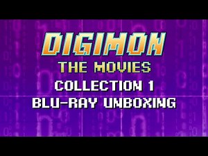 Digimon The Movies Collection 1 Blu-ray Unboxing
