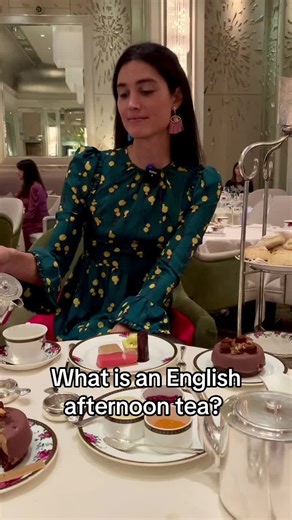 Enjoying Traditional Afternoon Tea at Langham Hotel