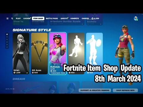 🕺 Fortnite Item Shop Update Today: March 8, 2024! Smooth Moves, Bullseye, and More! 💎