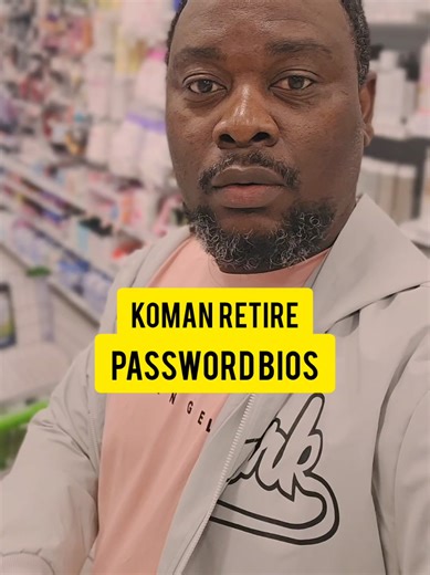 Koman retire PASSWORD sou BIOS pc a.