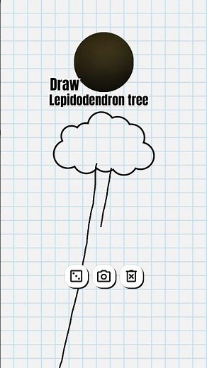 drawing lepidodendron tree
