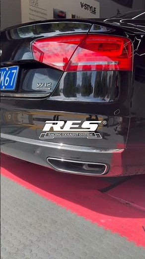 Audi W12 A8 Exhaust Upgraded Sound Test!! #audi #A8 #a8w12 #audia8 #performance