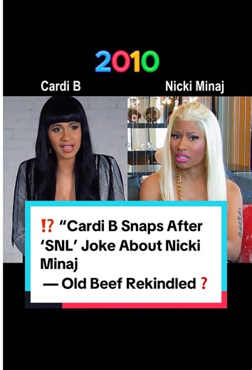 “Cardi B Snaps After ‘SNL’ Joke About Nicki Minaj — Old Beef Rekindled, or Is the Net Worth Gap the Real Trigger?” #cardib #nickiminaj #rapper #celebrity #networth