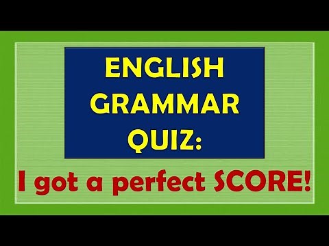 Grammar Quiz Conjunctions