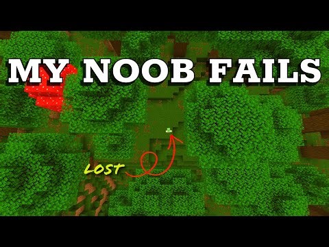 My BEST 5 Beginner Minecraft Mistakes | Noob Fails
