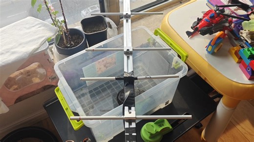 动手能力，还是有点差。自己手搓的八木，效果还行。 #八木天线 #业余无线电