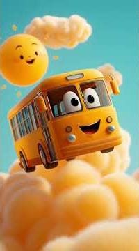 Cute Bus Song for Kids | Fun Learning Nursery Rhyme | 3D Animation