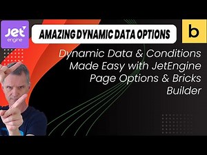 Dynamic Data & Conditions Made Easy with JetEngine Page Options & Bricks Builder