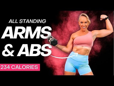 Arms & Abs Workout For Women | 30 Minute Standing Routine
