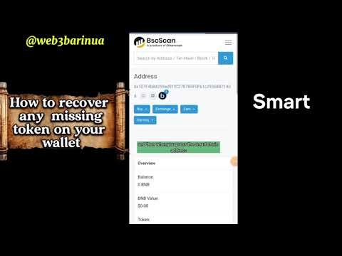 How to recover missing tokens on Trust wallet