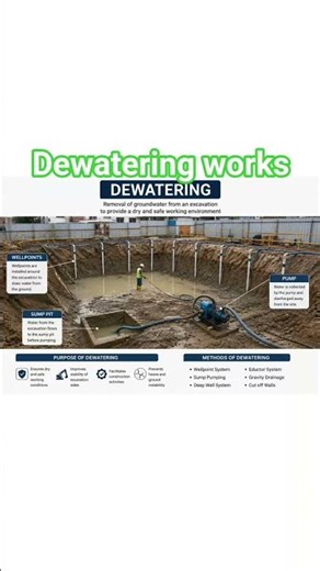 Dewatering works All details in description