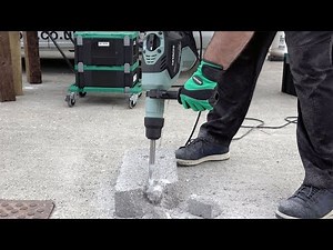 Hitachi DH40MEY SDS-Max Brushless Rotary Demolition Hammer - Demo Video
