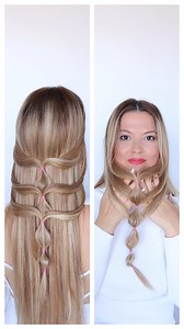 4M views · 43K reactions | This bubble half up is so unique  #bubblehalfup #uniquehairstyle #halfhuphairstyle #hairhack #quickhairstyles #hairtok #reelsviral #saveforlater | Another Day Another Braid | Facebook