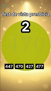 Presbyopia vision test 14