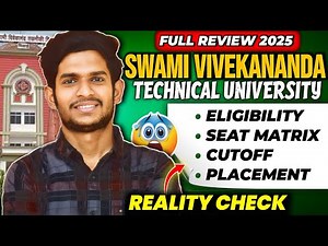 Chhattisgarh Swami Vivekanand Technical University(CSVTU)Review 2025🔥| Placements ,Admission process