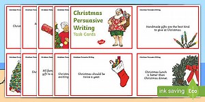 Australian Christmas Persuasive Writing Prompt Cards
