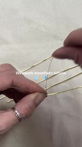 35K views · 805 reactions | Make Wirework Snowflake Earrings with JM Guest Designer Claire Macdonald! ✨❄️ Here’s what you’ll need:  0.4mm silver-plated wire  6 or 8mm round clear quartz (or any round bead!)  1mm scrap wires for base  Chain, jump rings & earring findings | JewelleryMaker | Facebook