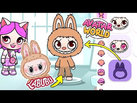 EASY! How to create LABUBU BABA in AVATAR WORLD 🌍 PAZU