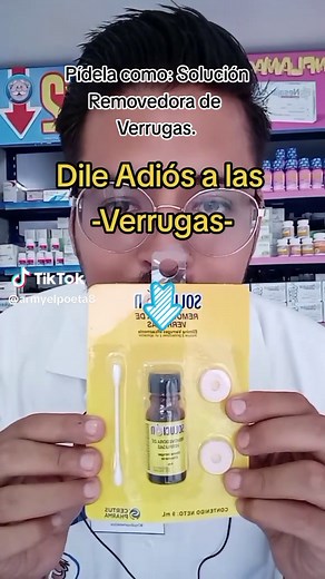 Solución Removedora de Verrugas - Pídela como: Solución Removedora de Verrugas