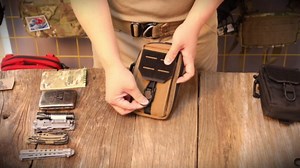 MOLLE Accessories Phone Pouch Tactical Utility EDC Tool Holster Cellphone Holder for Vest & Duty Belt(Fits 4.5"-6.9" Gear)