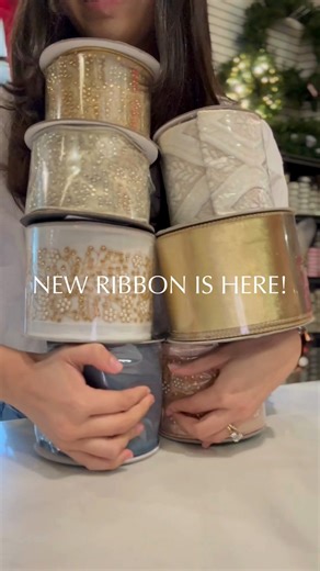 Look what just arrived at Miss Cayce’s… 🎀 Over three pallets of brand-new ribbon! Fresh bolts are hitting the floor today, with even more landing online soon. From velvets to silks to designer patterns you won’t find anywhere else, now’s the time to stop in and shop our newest arrivals. | Miss Cayce's